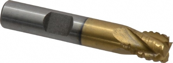 Value Collection 724-5071 3/8" Diam 4-Flute 30° Cobalt Square Roughing & Finishing End Mill Image