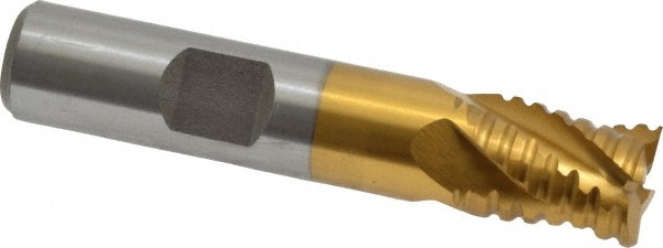 Value Collection 724-5110 1/2" Diam 4-Flute 30° Cobalt Square Roughing & Finishing End Mill Image