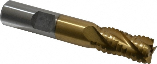 Value Collection 724-5113 1/2" Diam 4-Flute 30° Cobalt Square Roughing & Finishing End Mill Image