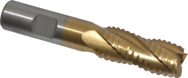 Value Collection 724-5164 11/16" Diam 4-Flute 30° Cobalt Square Roughing & Finishing End Mill Image