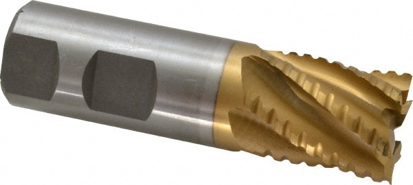 Value Collection 724-5254 1" Diam 6-Flute 30° Cobalt Square Roughing & Finishing End Mill Image