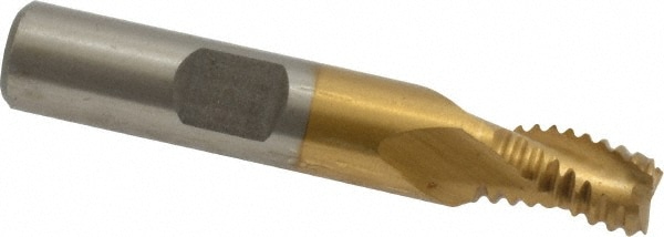 Value Collection 724-1047 Square End Mill: 5/16 Dia, 7/16 LOC, 3/8 Shank Dia, 2-3/16 OAL, 3 Flutes, Cobalt Image