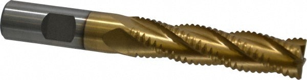 Value Collection 724-1155 Square End Mill: 5/8 Dia, 2-1/2 LOC, 5/8 Shank Dia, 4-5/8 OAL, 4 Flutes, Cobalt Image