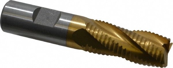 Value Collection 724-1185 Square End Mill: 3/4 Dia, 1-5/8 LOC, 3/4 Shank Dia, 3-3/4 OAL, 4 Flutes, Cobalt Image