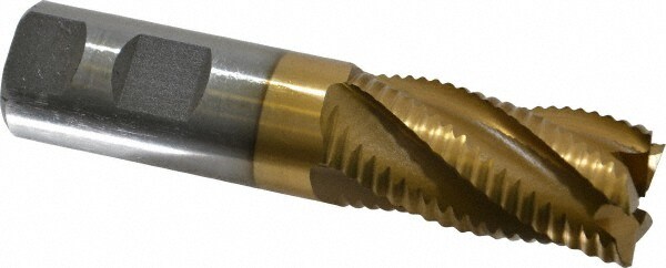 Value Collection 724-1263 Square End Mill: 1 Dia, 2 LOC, 1 Shank Dia, 4-1/2 OAL, 5 Flutes, Cobalt Image