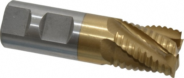 Value Collection 724-1254 Square End Mill: 1 Dia, 1-1/8 LOC, 1 Shank Dia, 3-5/8 OAL, 5 Flutes, Cobalt Image