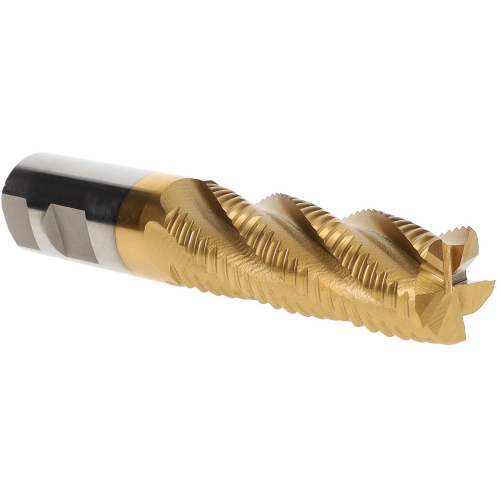 Roughing End Mill: 1" Dia, 5 Flutes, Single End, Cobalt
