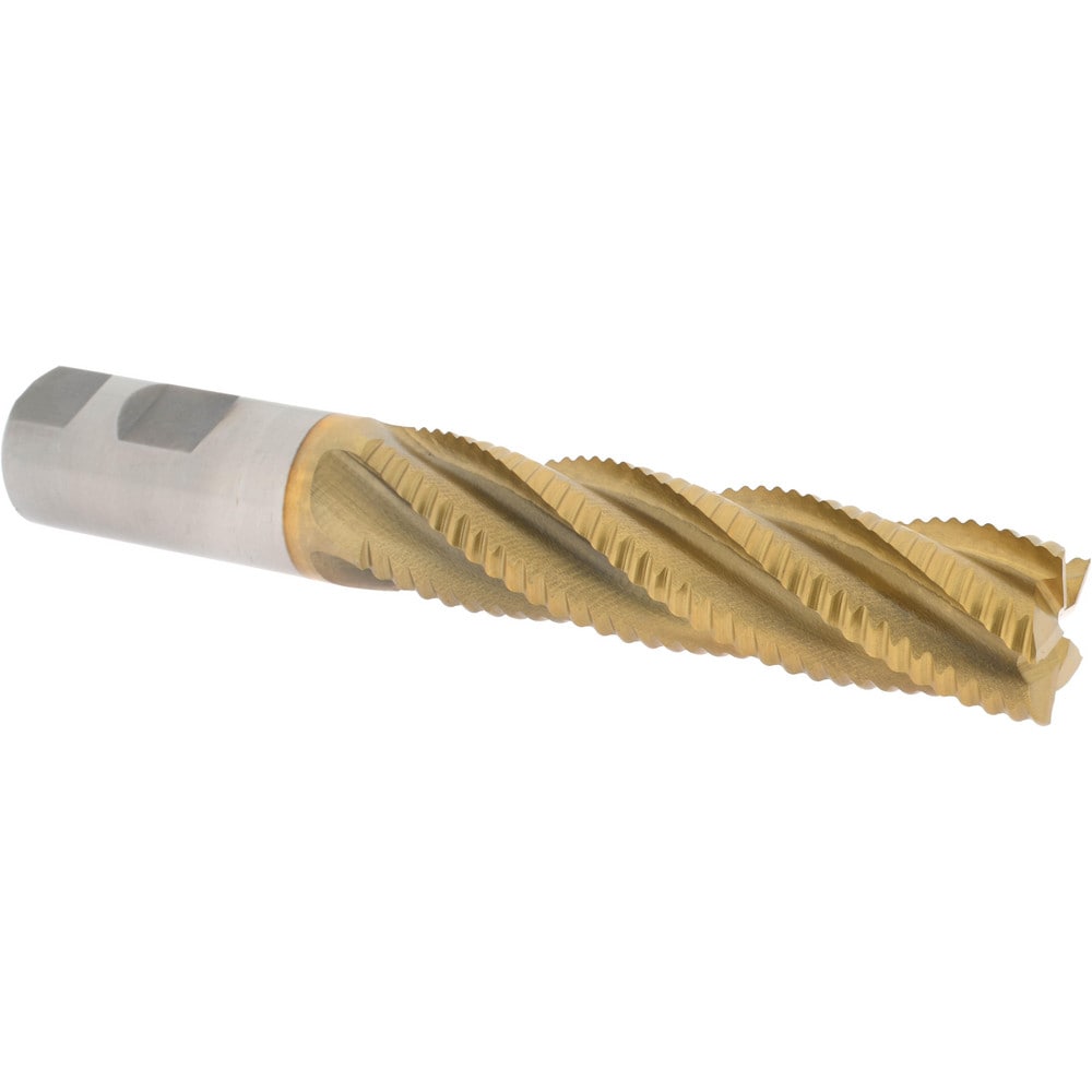 Roughing End Mill: 1" Dia, 5 Flutes, Single End, Cobalt