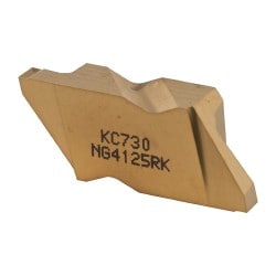 Grooving Insert: NG4125K KC730, Solid Carbide