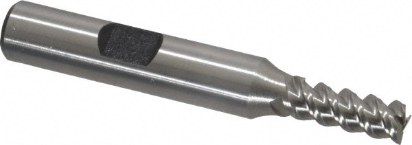 Value Collection C3SRH-1603 1/4" Diam 3-Flute 60° Cobalt Square Roughing & Finishing End Mill Image