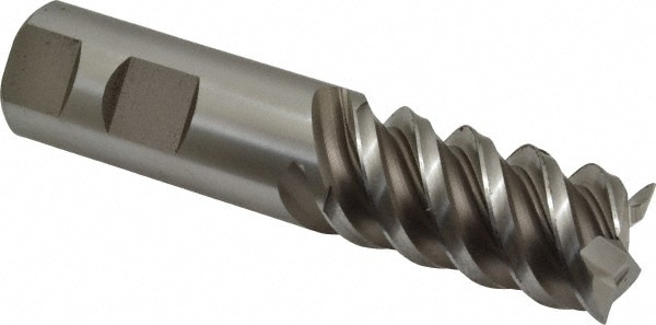 Value Collection C4SRH-6408 1" Diam 4-Flute 60° Cobalt Square Roughing & Finishing End Mill Image