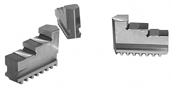 Buck Chuck Company A083-HTJ Hard Lathe Chuck Jaw: 203.2 mm Max Chuck Dia, Top 