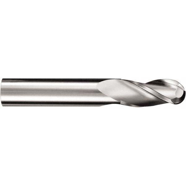 SGS 48852 Ball End Mill: 0.2756" Dia, 0.748" LOC, 3 Flute, Solid Carbide Image