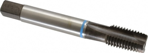 Emuge CU203010.5623 Spiral Point STI Tap: 5/8-11 UNC, 3 Flutes, Plug, Cobalt, Nitride Finish Image