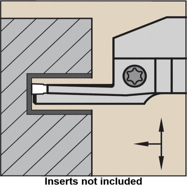 Indexable Grooving Blade: 1.6575" High, Left Hand, 0.315" Min Width