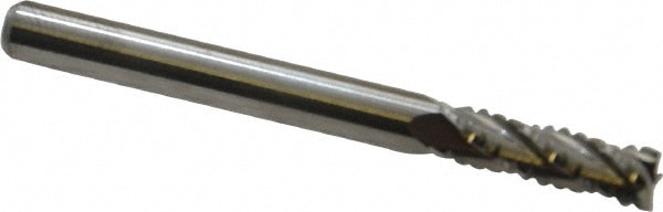 M.A. Ford. 11418750 3/16" Diam 4-Flute 30° Solid Carbide Square Roughing & Finishing End Mill Image