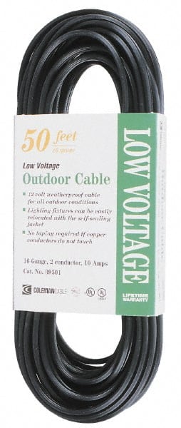 Irrigation Cable, 18 AWG, 7 Amp, 250' Long, Solid Core, 1 Strand Building Wire