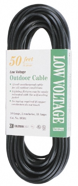 Irrigation Cable, 18 AWG, 7 Amp, 250' Long, Solid Core, 1 Strand Building Wire