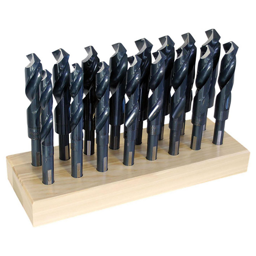 ChicagoLatrobe Drill Bit Set Reduced Shank Drill Bits, 16 Pc, 1