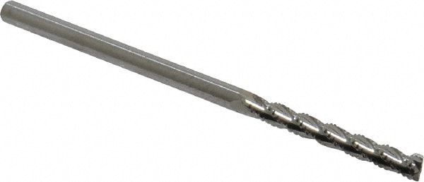 M.A. Ford. 13212500 1/8" Diam 4-Flute 30° Solid Carbide Square Roughing & Finishing End Mill Image