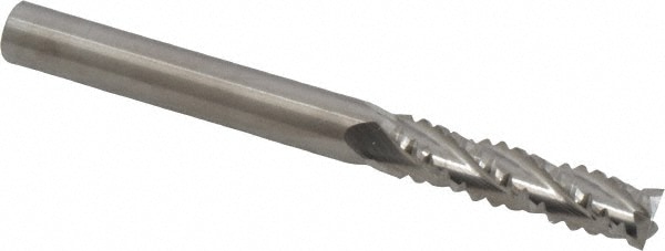 M.A. Ford. 13231250 5/16" Diam 4-Flute 30° Solid Carbide Square Roughing & Finishing End Mill Image