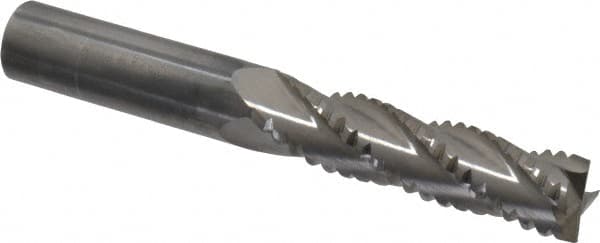 M.A. Ford. 13262500 5/8" Diam 4-Flute 30° Solid Carbide Square Roughing & Finishing End Mill 