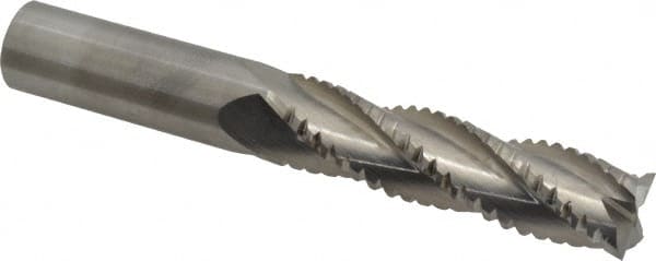 M.A. Ford. 13275000 3/4" Diam 4-Flute 30° Solid Carbide Square Roughing & Finishing End Mill 