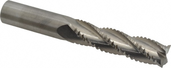 M.A. Ford. 13275000 3/4" Diam 4-Flute 30° Solid Carbide Square Roughing & Finishing End Mill Image