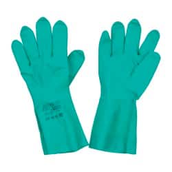 Series 37-676 Chemical Resistant Gloves:  Size X-Large,  15.00 Thick,  Nitrile,  Nitrile,  Supported,