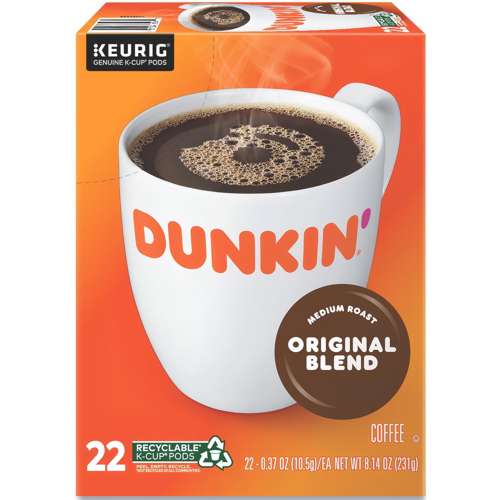 Dunkin Donuts - Coffee: Original, Single Serving, Pod, 22/Pack | MSC Direct