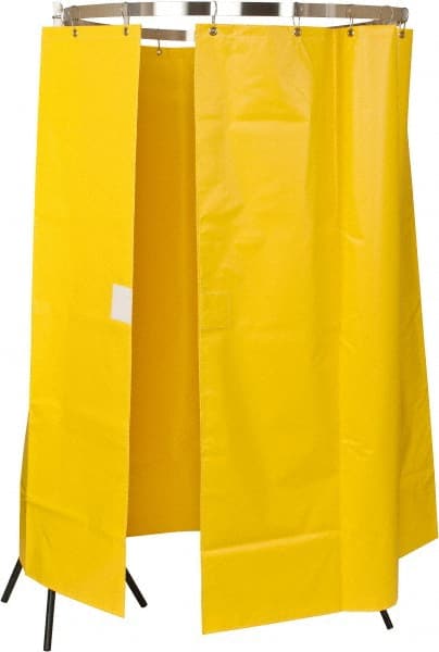 145" Wide x 70" High, Vinyl Plumbed Wash Station Shower Curtain