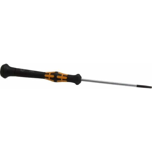 Slotted Screwdriver: 1/8" Width, 6-7/8" OAL, 3-1/8" Blade Length