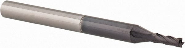 .1875 3/16 4 Flute AlTiN Xtra-Long Length Carbide END Mill 3/16 x 3/16 x 1-1/8 x 3