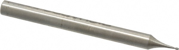 Value Collection 858-.020 Ball End Mill: 0.02" Dia, 0.06" LOC, 2 Flute, High Speed Steel Image