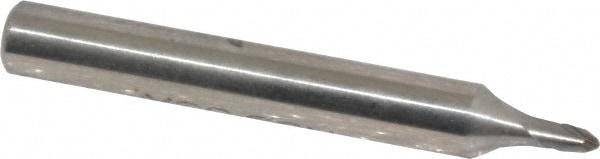 Value Collection 858-.070 Ball End Mill: 0.07" Dia, 0.21" LOC, 2 Flute, High Speed Steel Image