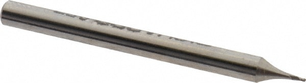 Value Collection 857-.020 Ball End Mill: 0.02" Dia, 0.03" LOC, 2 Flute, High Speed Steel Image