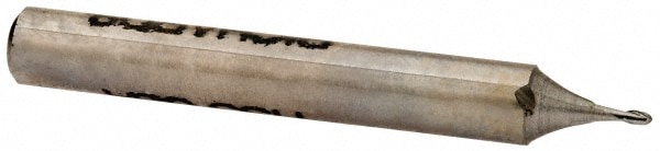 Value Collection 857-.035 Ball End Mill: 0.035" Dia, 0.052" LOC, 2 Flute, High Speed Steel Image