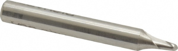 Value Collection 857-.080 Ball End Mill: 0.08" Dia, 0.12" LOC, 2 Flute, High Speed Steel Image