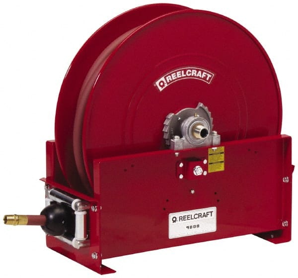 Reelcraft D9400 OLPBW Hose Reel without Hose: 1" ID Hose, 50 Long, Spring Retractable 