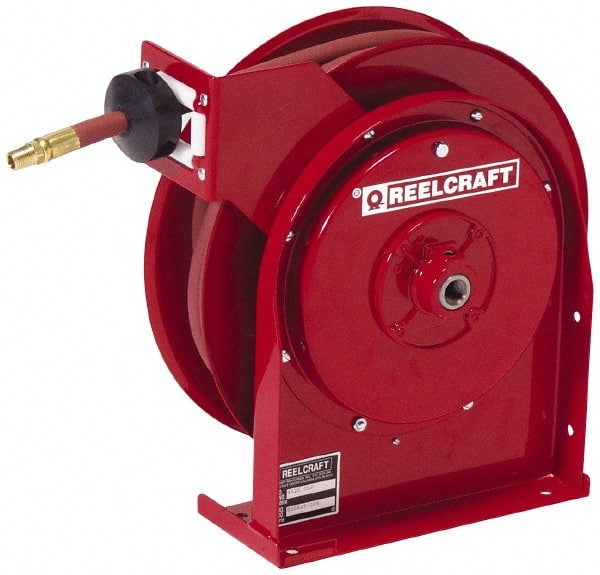 Reelcraft - 24 Long x 13 Wide x 25-3/8 High, 1/4 ID, Spring Retractable  Welding Hose Reel