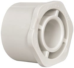 2-1/2 x 1" PVC Plastic Pipe Bushing