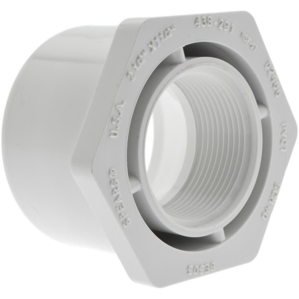 2-1/2 x 1-1/2" PVC Plastic Pipe Bushing