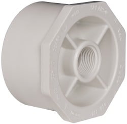 3 x 3/4" PVC Plastic Pipe Bushing