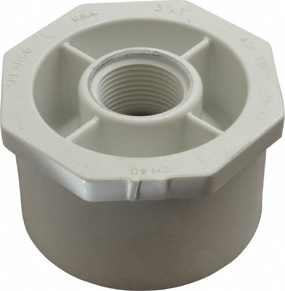 Value Collection 3 x 1" PVC Plastic Pipe Bushing 01992973 MSC