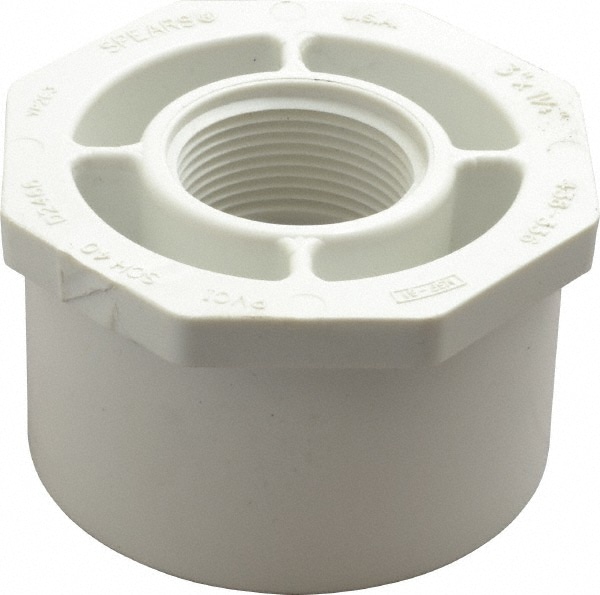 3 x 1-1/4" PVC Plastic Pipe Bushing