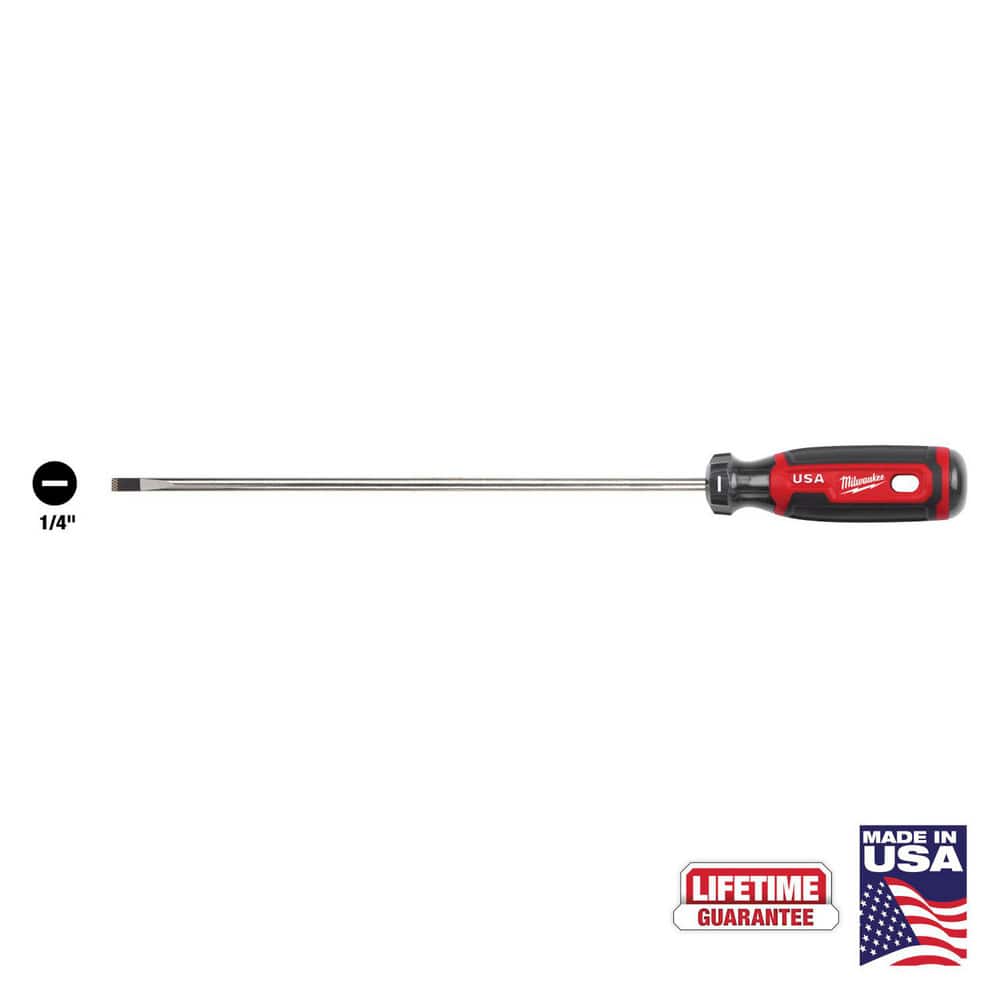 Precision & Specialty Screwdrivers; Tool Type: Cabinet Screwdriver ; Blade Length: 10 ; Overall Length: 14.30 ; Shaft Length: 10in ; Handle Length: 4.3in ; Handle Type: Standard; Cushion Grip