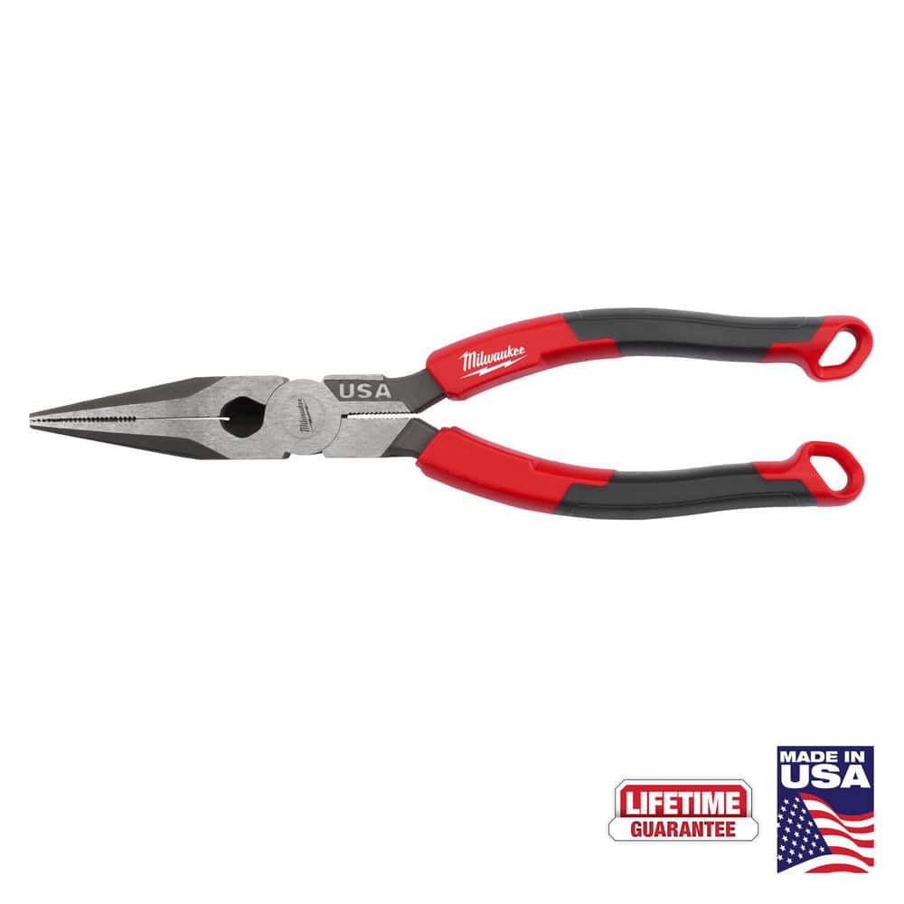 Long Nose Pliers; Pliers Type: Long Nose Pliers ; Type: Long nose ; Jaw Texture: Crosshatch ; Jaw Length (Inch): 2-3/4 ; Jaw Length (Decimal Inch): 2.7500 ; Jaw Width (Inch): 1/2