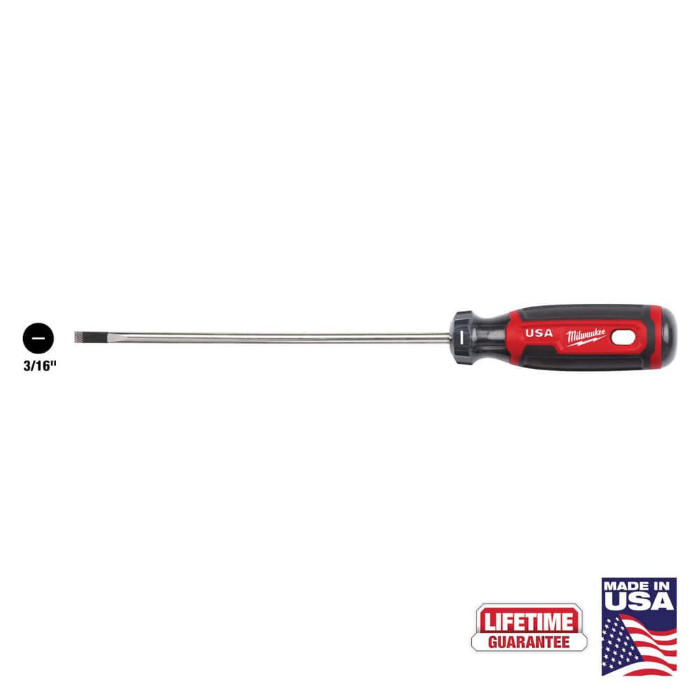 Precision & Specialty Screwdrivers; Tool Type: Cabinet Screwdriver ; Blade Length: 6 ; Overall Length: 10.00 ; Shaft Length: 6in ; Handle Length: 3.7in ; Handle Type: Standard; Cushion Grip