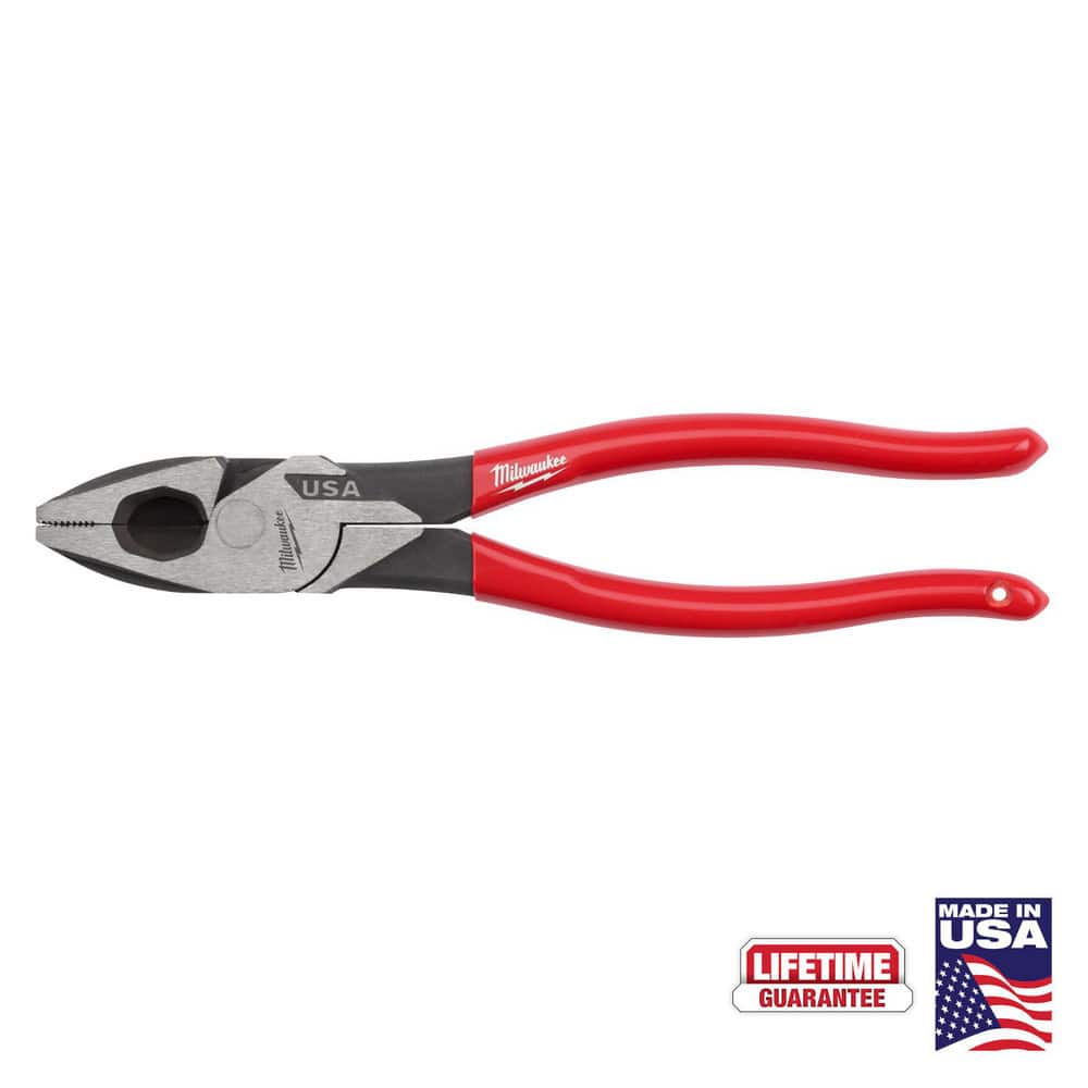 Pliers; Jaw Texture: Crosshatch ; Plier Type: Lineman's ; Jaw Length (Inch): 1-7/8 ; Jaw Length (Decimal Inch): 1.8750 ; Jaw Width (Inch): 1-1/4 ; Jaw Type: Linesman