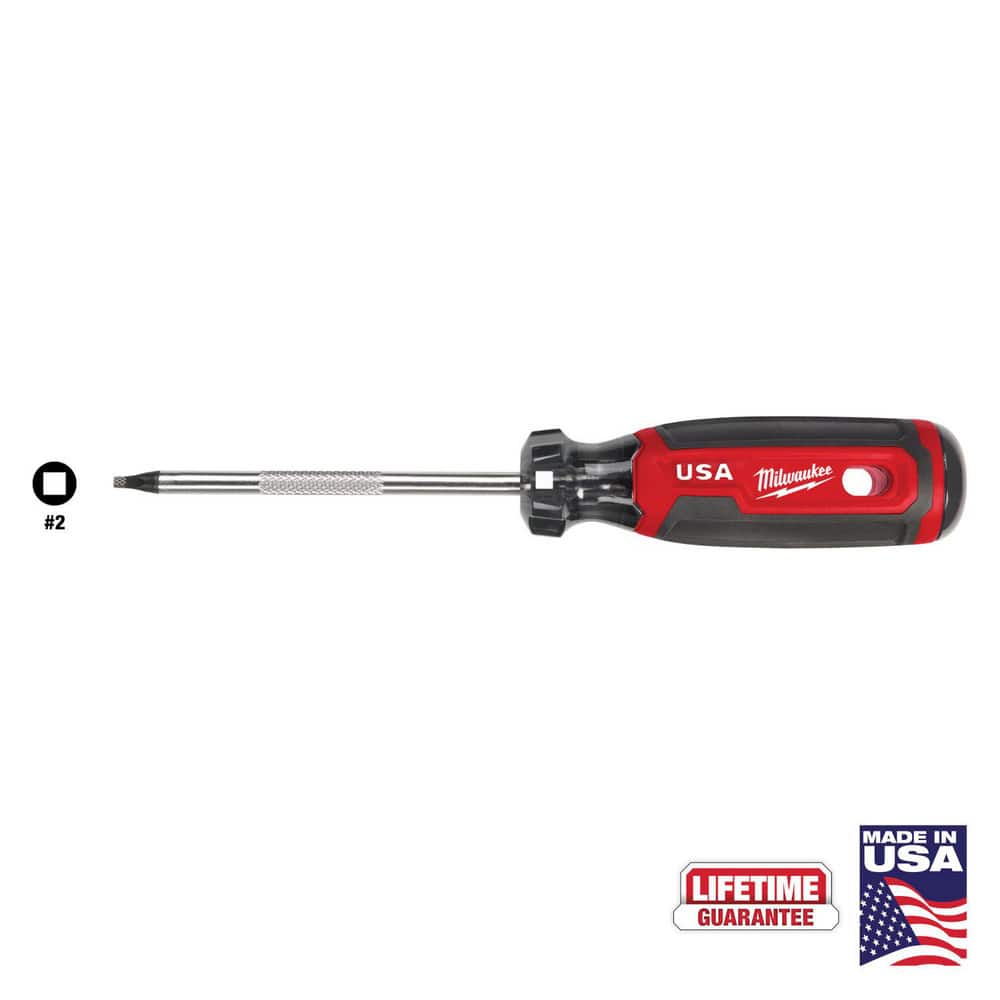 Precision & Specialty Screwdrivers; Tool Type: Square Screwdriver ; Blade Length: 4 ; Overall Length: 8.30 ; Shaft Length: 4in ; Handle Length: 4.3in ; Handle Type: Standard; Cushion Grip